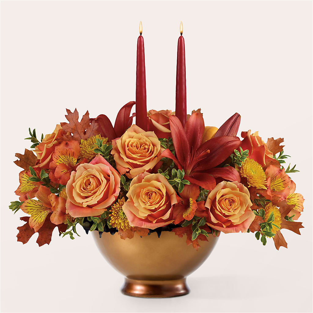 Harvest Table Centerpiece – MOREE'S FLORIST & MORE, Columbia MS