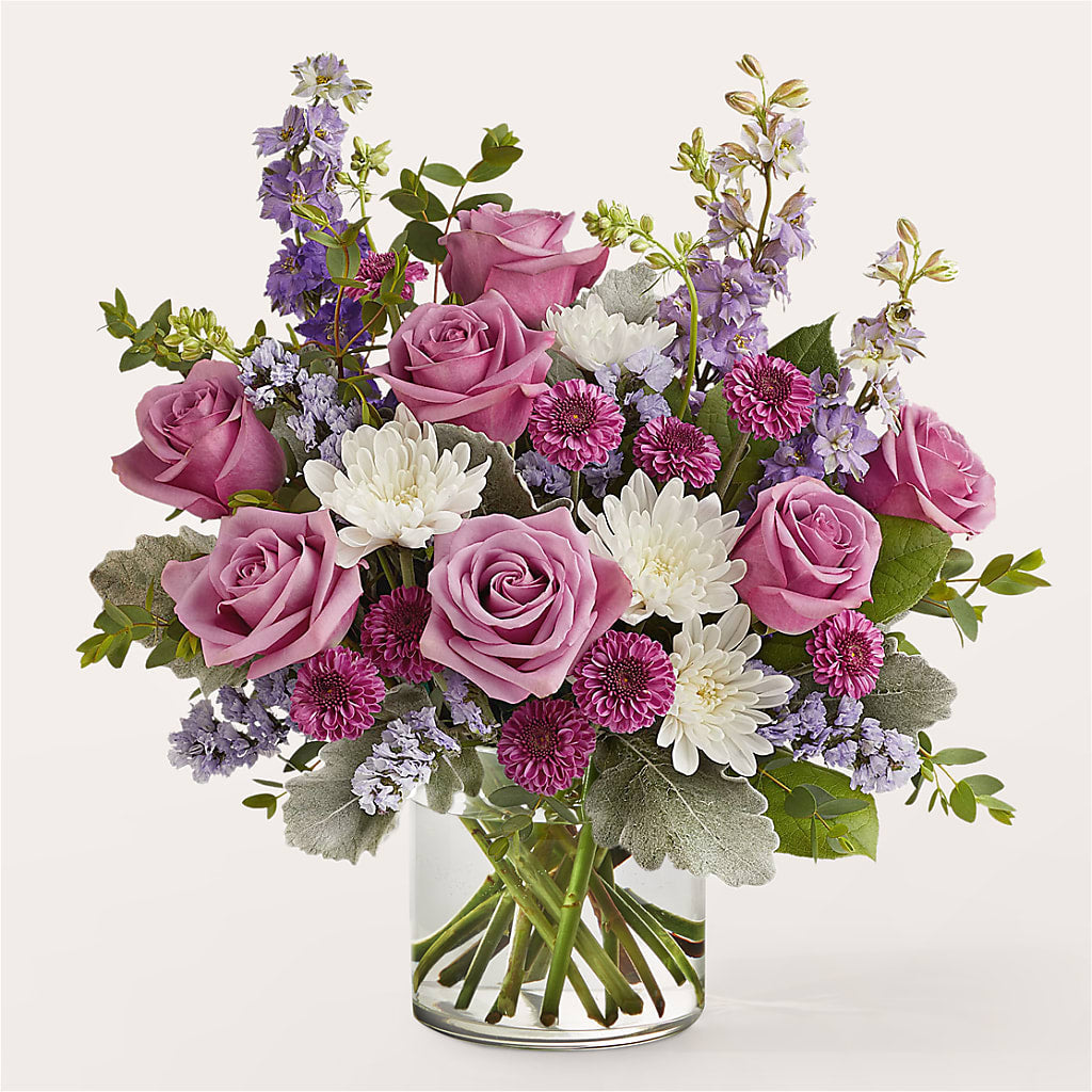 Violet Frost Bouquet – MOREE'S FLORIST & MORE, Columbia MS