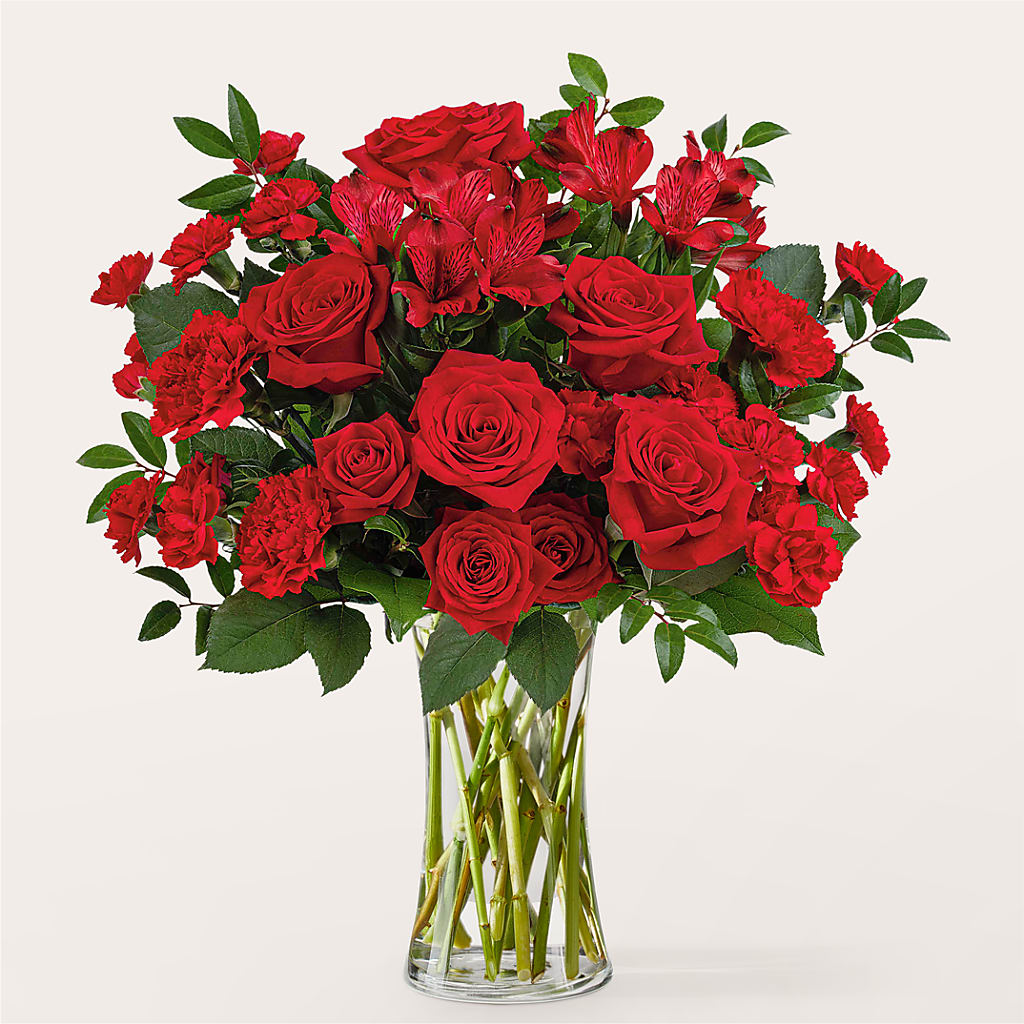 Brilliant Ruby Bouquet – MOREE'S FLORIST & MORE, Columbia MS
