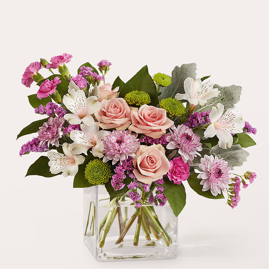Pink Suede Bouquet – MOREE'S FLORIST & MORE, Columbia MS