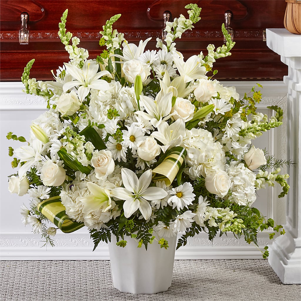 Thoughts of Tranquility Floor Basket – MOREE'S FLORIST & MORE, Columbia MS