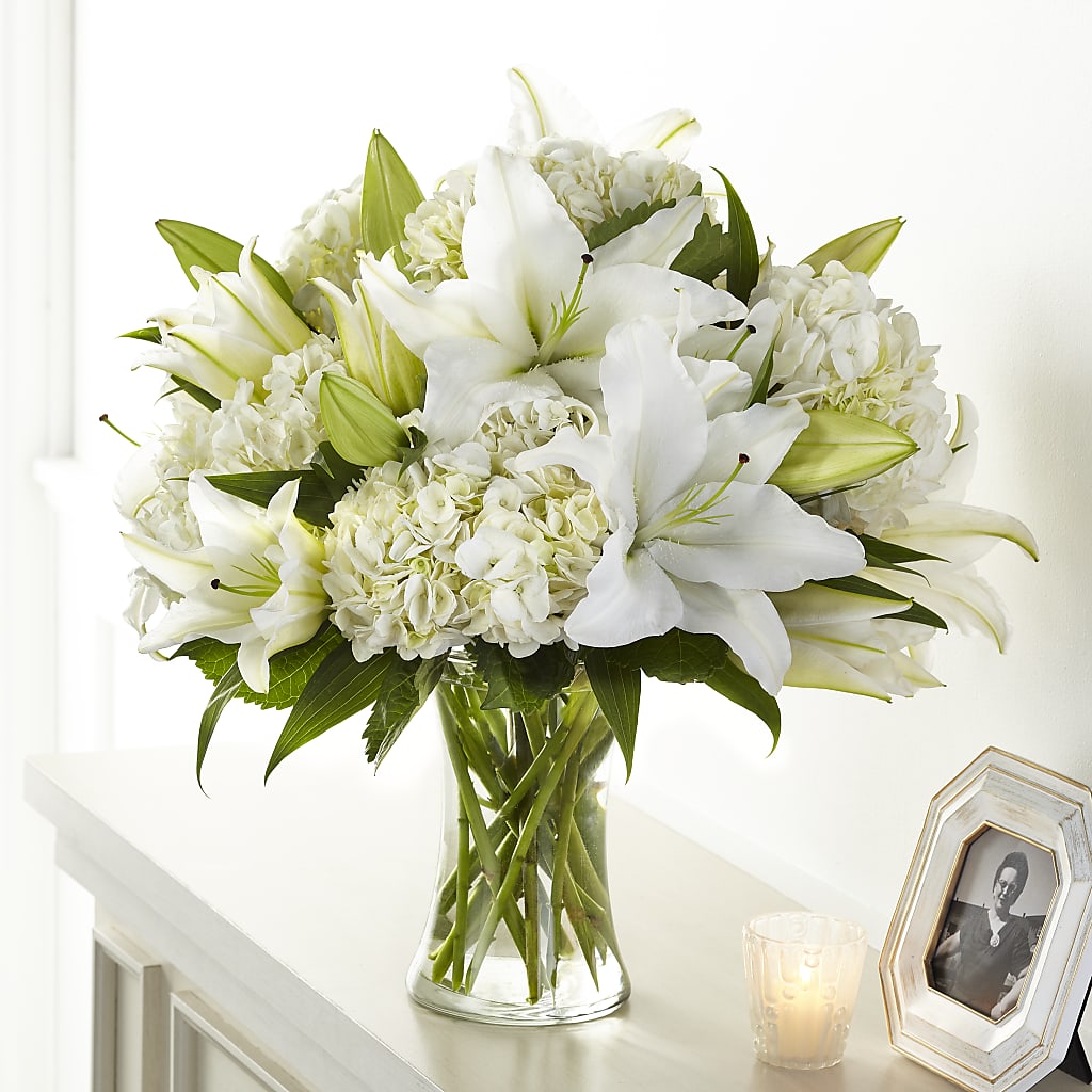 Compassionate Lily Bouquet – MOREE'S FLORIST & MORE, Columbia MS