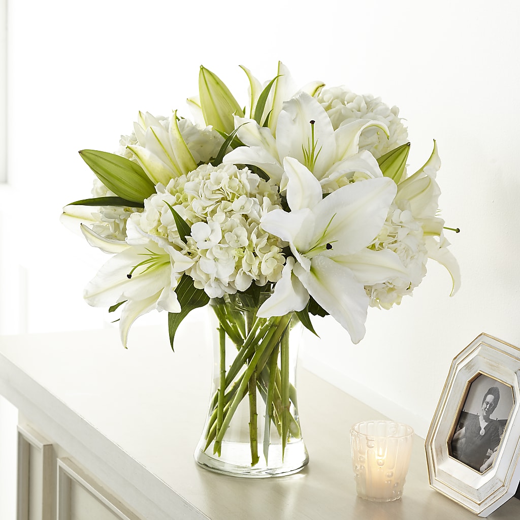 Compassionate Lily Bouquet – MOREE'S FLORIST & MORE, Columbia MS