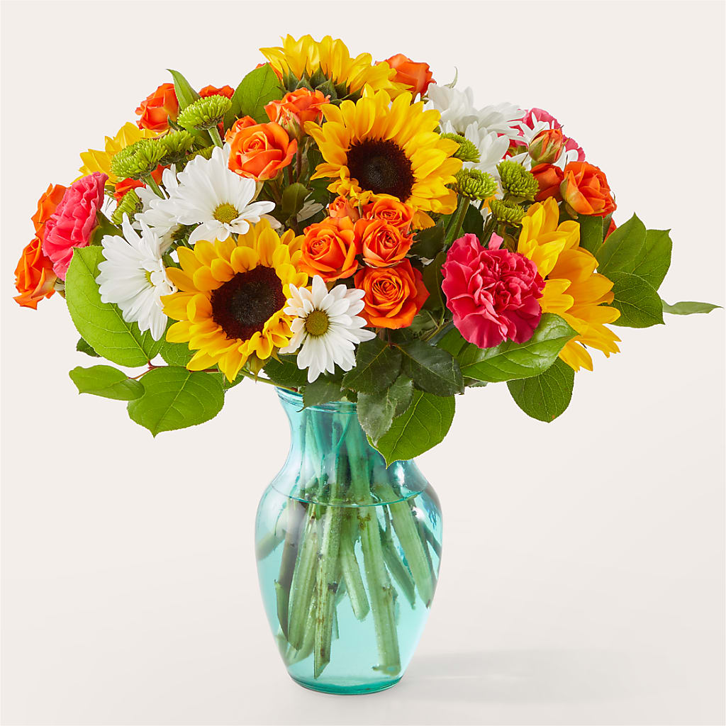 Sun-drenched Blooms Bouquet – MOREE'S FLORIST & MORE, Columbia MS