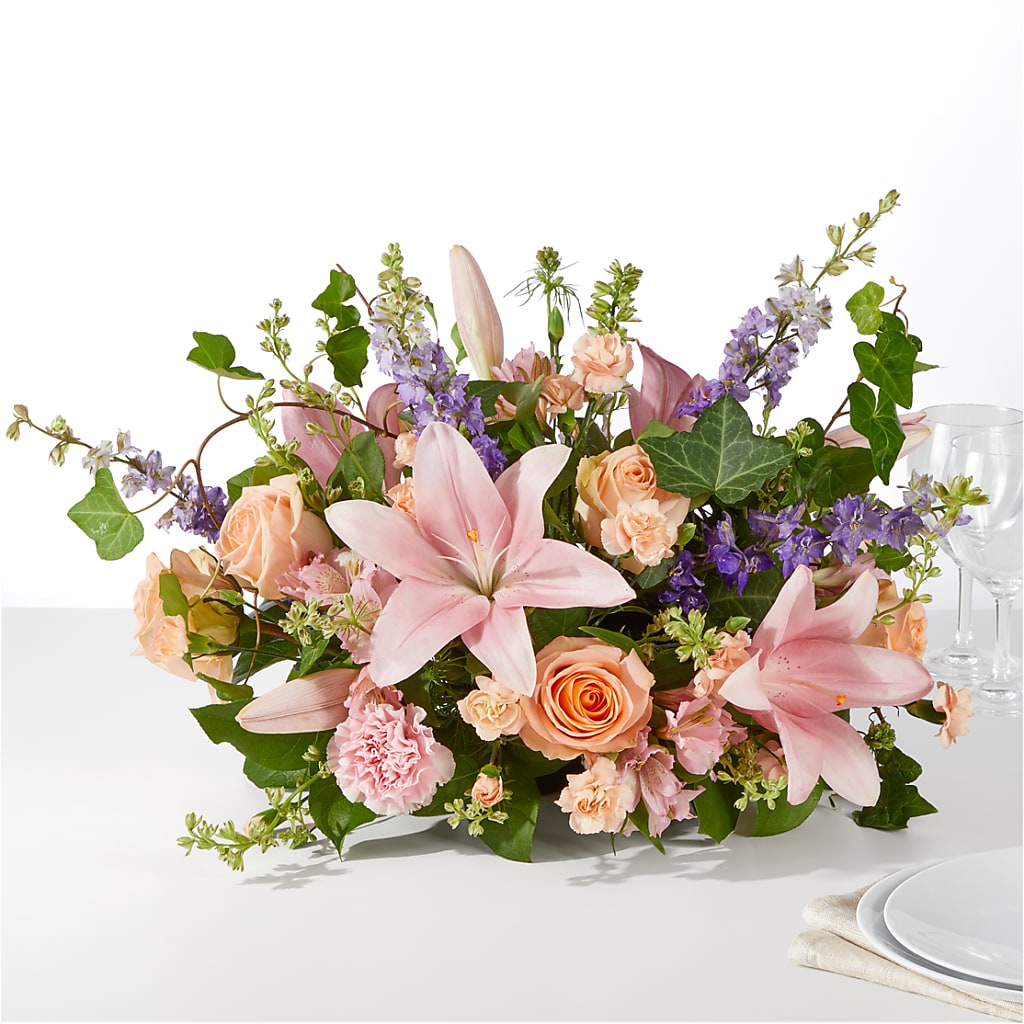 Blossom Time Centerpiece – MOREE'S FLORIST & MORE, Columbia MS