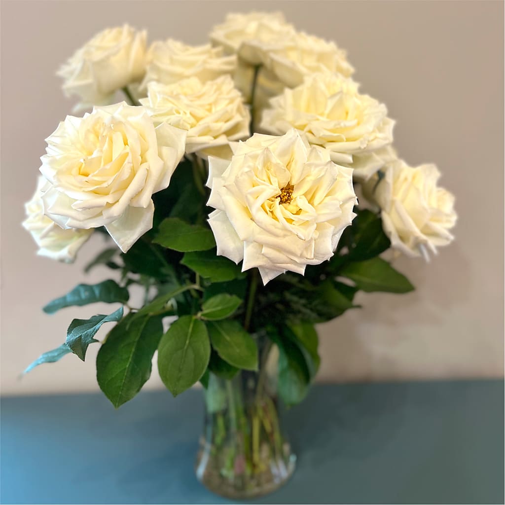 Long Stem Yellow Rose Bouquet – MOREE'S FLORIST & MORE, Columbia MS