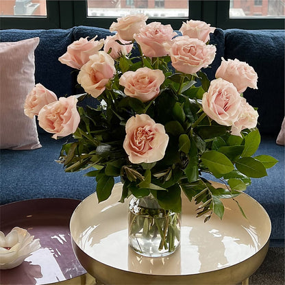 Long Stem Pink Rose Bouquet – MOREE'S FLORIST & MORE, Columbia MS