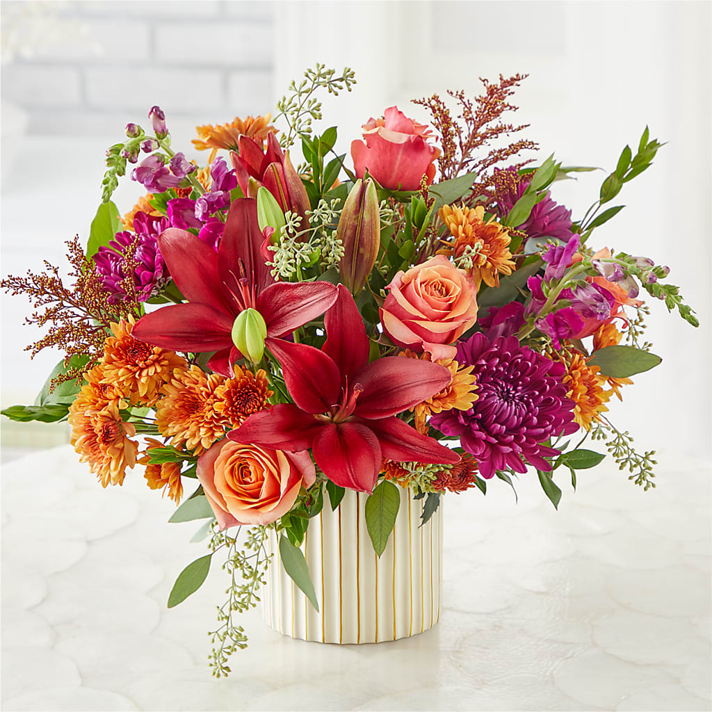 Burgundy Landscape Bouquet – MOREE'S FLORIST & MORE, Columbia MS