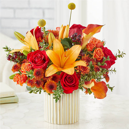 Scarlet Skies Bouquet – MOREE'S FLORIST & MORE, Columbia MS