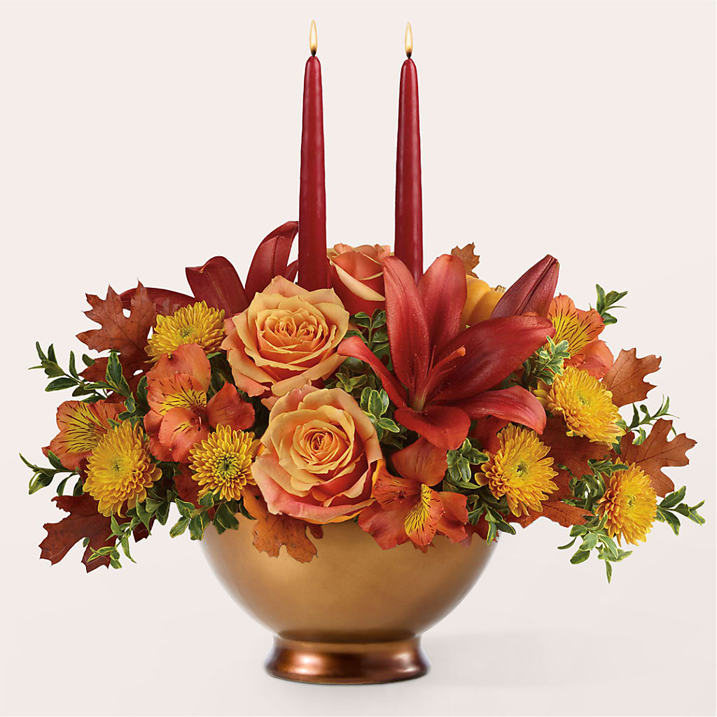 Harvest Table Centerpiece – MOREE'S FLORIST & MORE, Columbia MS