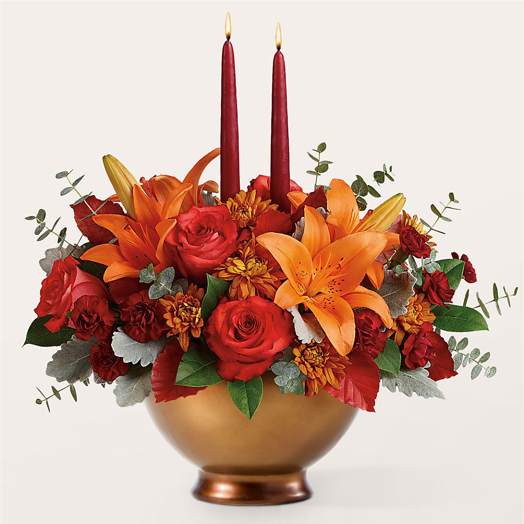 Fruits of Fall Centerpiece – MOREE'S FLORIST & MORE, Columbia MS