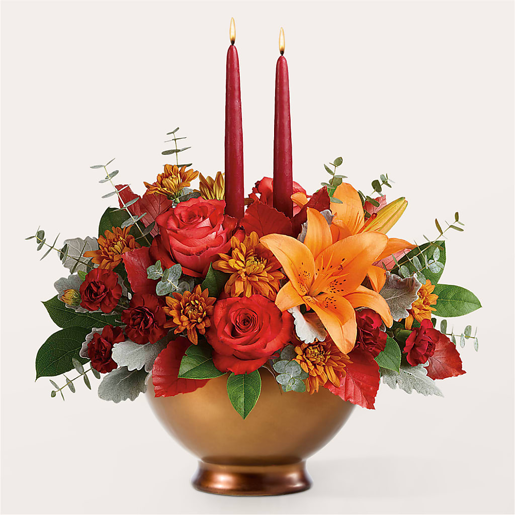 Fruits of Fall Centerpiece – MOREE'S FLORIST & MORE, Columbia MS