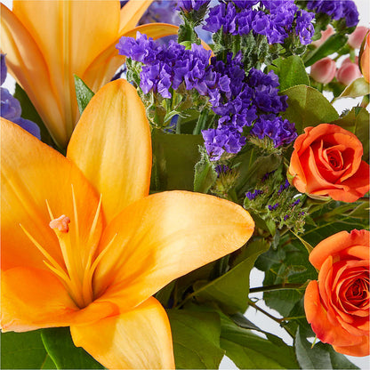 Radiant Citrus Bouquet – MOREE'S FLORIST & MORE, Columbia MS