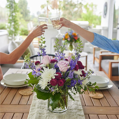 Violet Frost Bouquet – MOREE'S FLORIST & MORE, Columbia MS