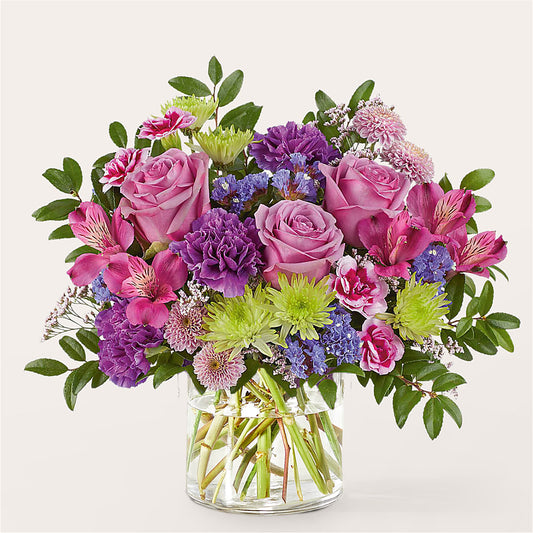 Glass Half Full Bouquet – MOREE'S FLORIST & MORE, Columbia MS