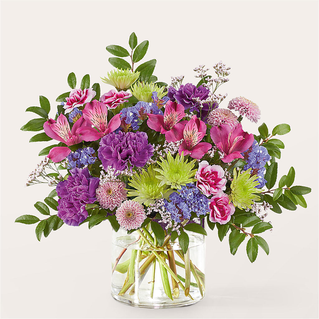 Glass Half Full Bouquet – MOREE'S FLORIST & MORE, Columbia MS