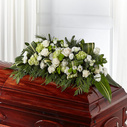 Hopeful Gesture Casket Spray – MOREE'S FLORIST & MORE, Columbia MS