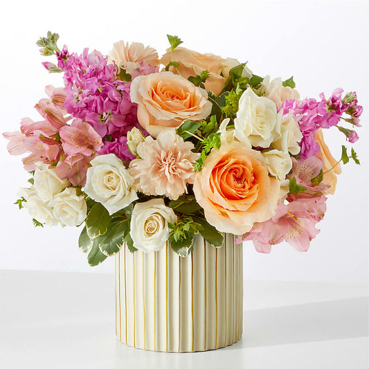 Paradise Bouquet with Ivory Vase – MOREE'S FLORIST & MORE, Columbia MS