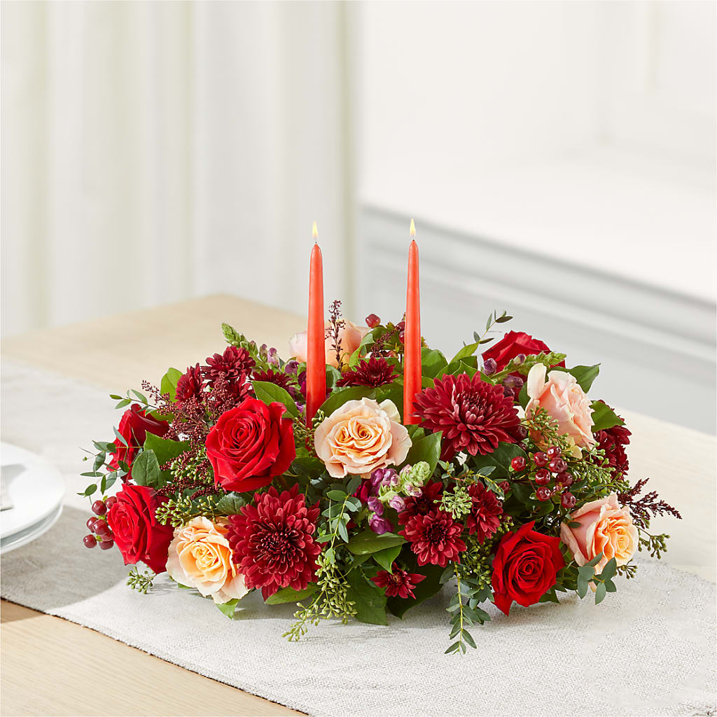 Most Thankful Centerpiece – MOREE'S FLORIST & MORE, Columbia MS