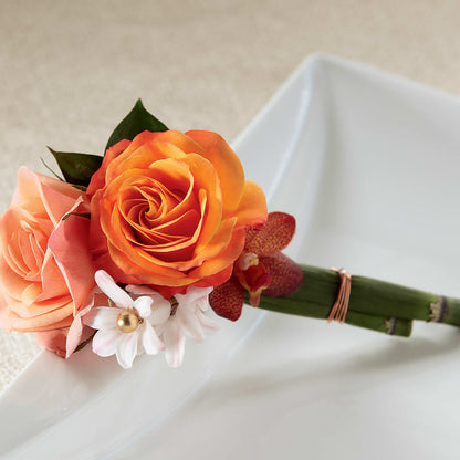 Sunset Dream Boutonniere – MOREE'S FLORIST & MORE, Columbia MS