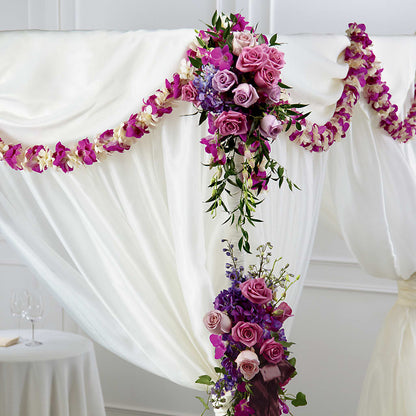 Color & Light Chuppah Decor – MOREE'S FLORIST & MORE, Columbia MS