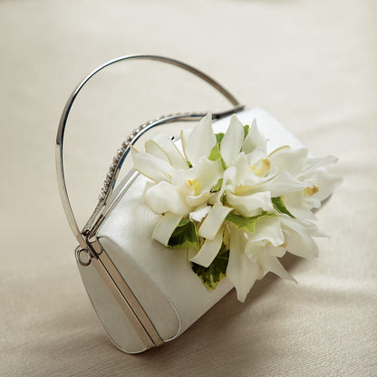 White Purse Decor – MOREE'S FLORIST & MORE, Columbia MS
